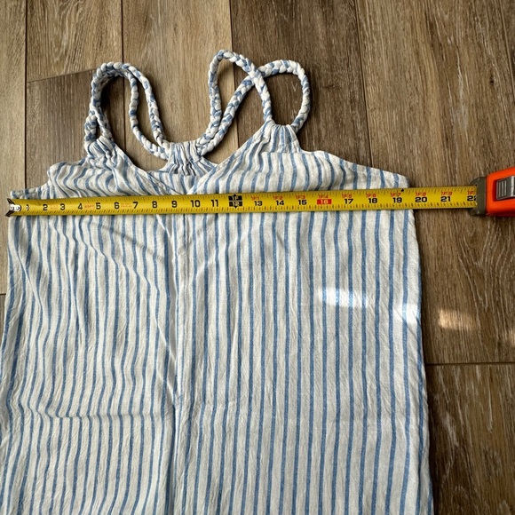 🛍️Rachel Zoe blue white sleeveless dress Size M - Picture 6 of 6